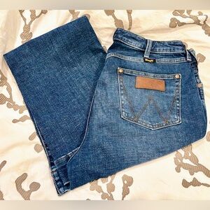 Wrangler Retro High Rise Trouser Jean - size 31x32, color Sara